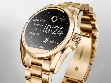 michael kors watch smart gold bradshaw|Michael Kors smart watch review.